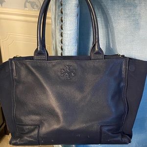Tory Burch Navy Tote